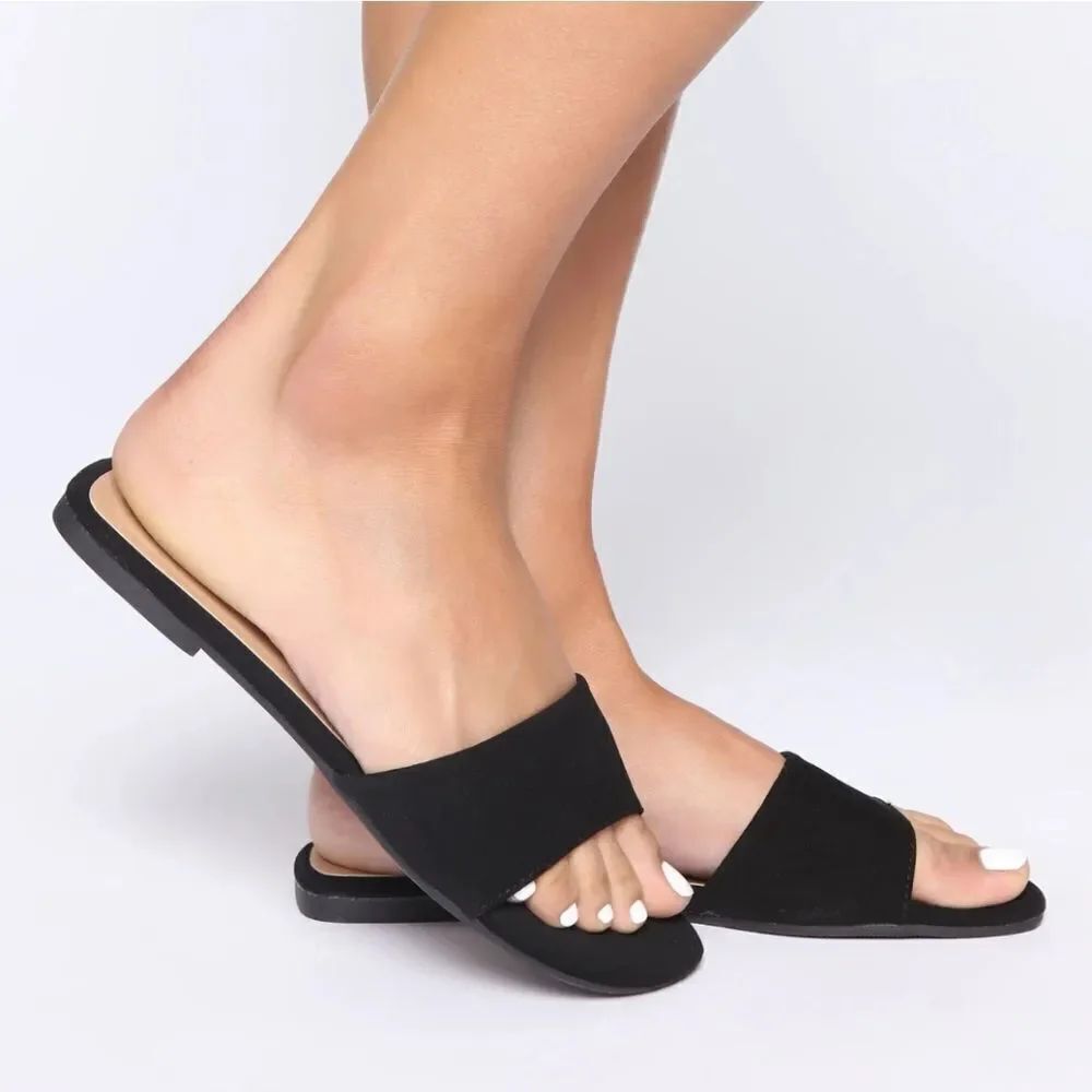 BRAND NEW ARIZONA OPEN TOE SLIDES WOMEN"S SANDAL G1